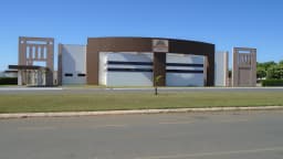 Centro de eventos de Sorriso (MT), cidade que perdeu o posto de maior produtora agrícola do país