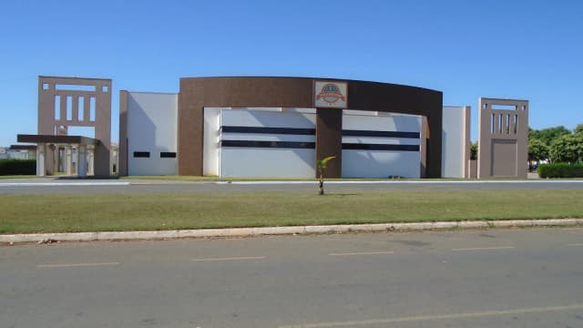 Centro de eventos de Sorriso (MT), cidade que perdeu o posto de maior produtora agrícola do país