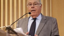 Chanceler Mauro Vieira discursa em púlpito, foto de arquivo