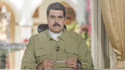 Nicolás Maduro em pronunciamento no Palácio de Miraflores, em foto de arquivo de 2016