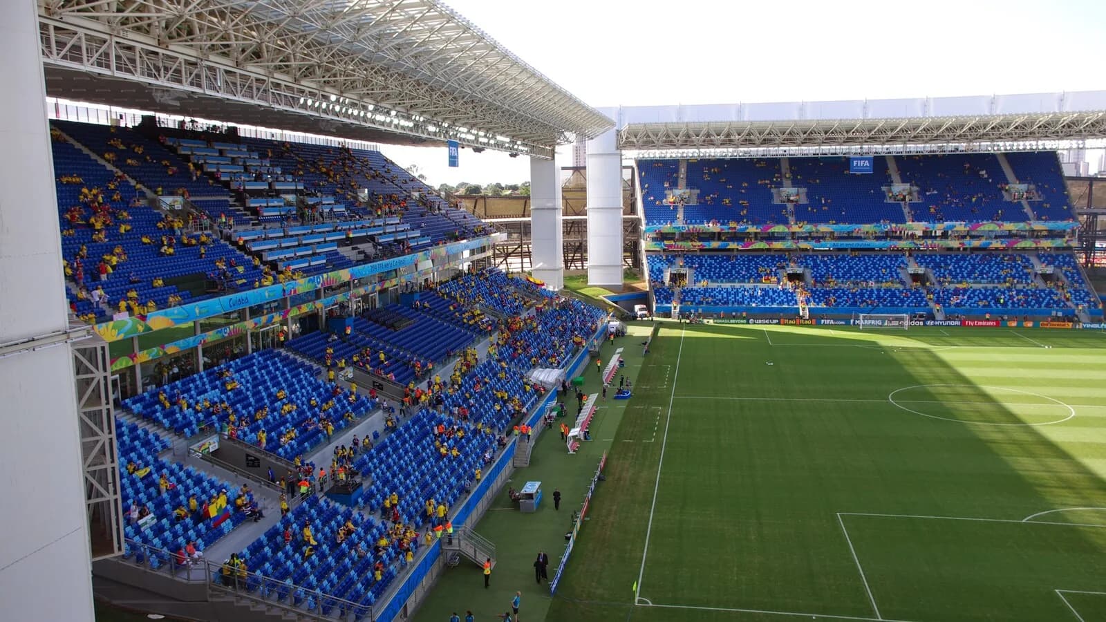 Vista da Arena Pantanal, estádio do Cuiabá Esporte Clube