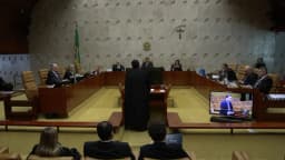 Sessão do plenário do Supremo Tribunal Federal, em Brasília