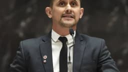 O deputado estadual Eduardo Azevedo discursa em plenário na Assembleia Legislativa de Minas Gerais