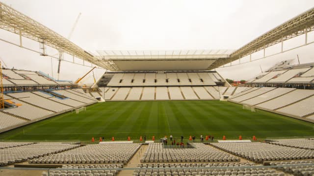 Vista interna da Neo Química Arena, estádio do Corinthians, em foto de arquivo
