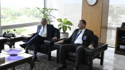Edinho Silva, presidente nacional do PT, em audiência em Brasília