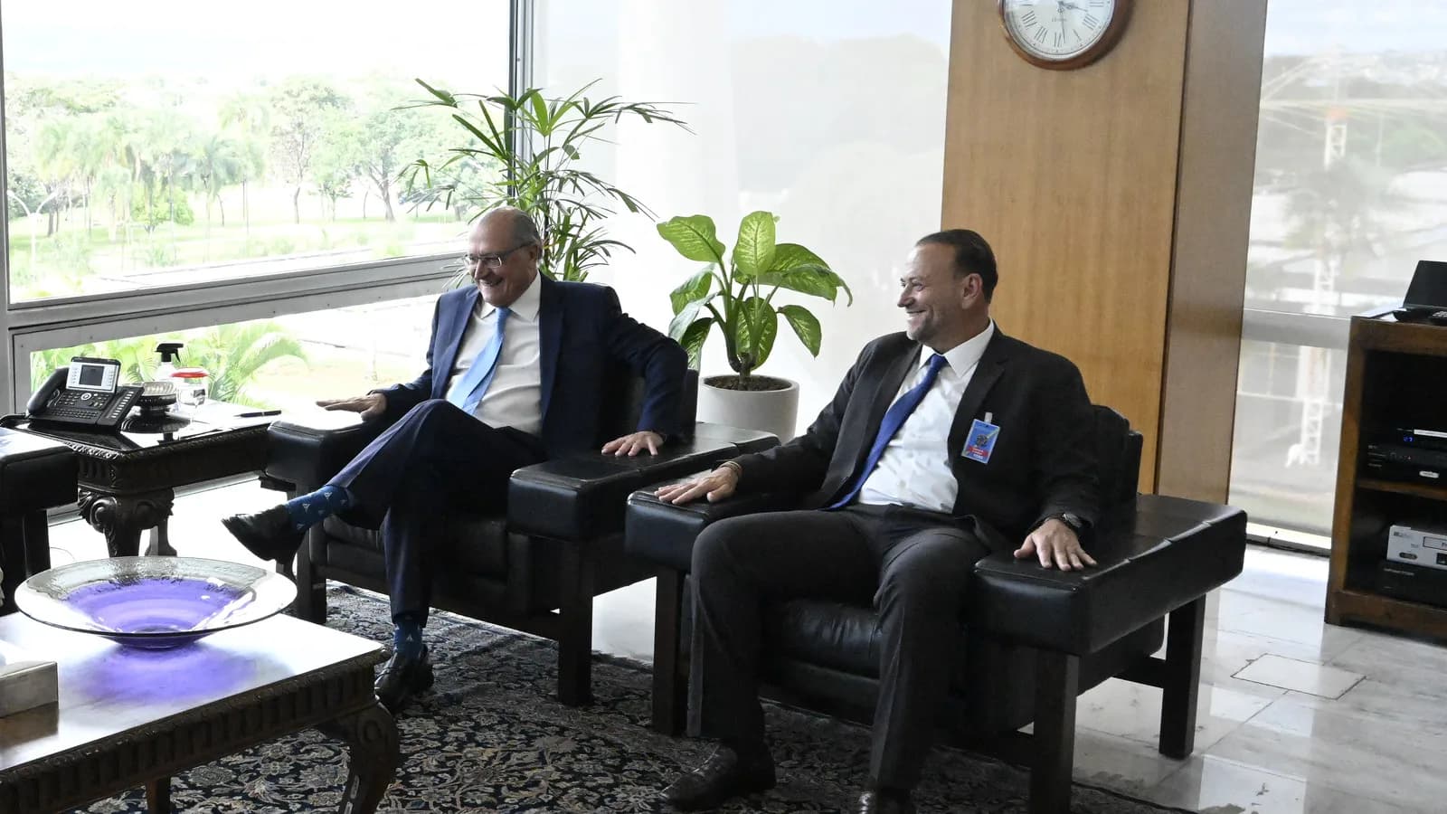 Edinho Silva, presidente nacional do PT, em audiência em Brasília