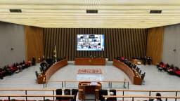 Sessão de julgamento da Corte Especial do STJ, em Brasília, foto de arquivo