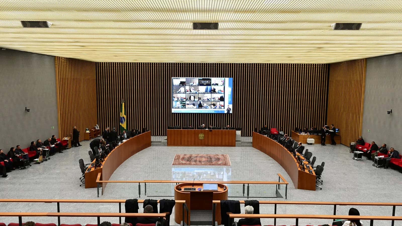 Sessão de julgamento da Corte Especial do STJ, em Brasília, foto de arquivo