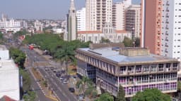 Vista da prefeitura de Presidente Prudente (SP)