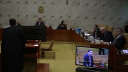 Plenário do Supremo Tribunal Federal durante sessão de julgamento