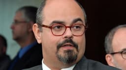 Mateus Simões, governador de Minas Gerais, durante entrevista coletiva