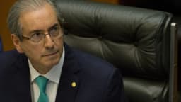 Eduardo Cunha durante sessão na presidência da Câmara dos Deputados, em 2015; ele é candidato a deputado federal por Minas Gerais em 2026