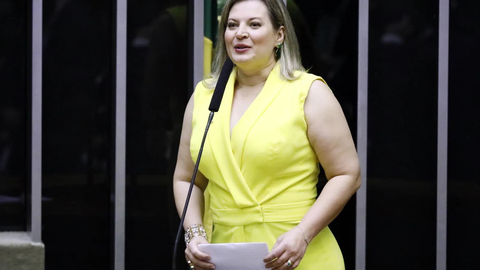 Joice Hasselmann discursa à tribuna da Câmara dos Deputados