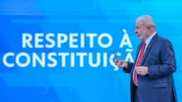 Lula discursa em debate presidencial de 2022 na Globo (foto de arquivo)