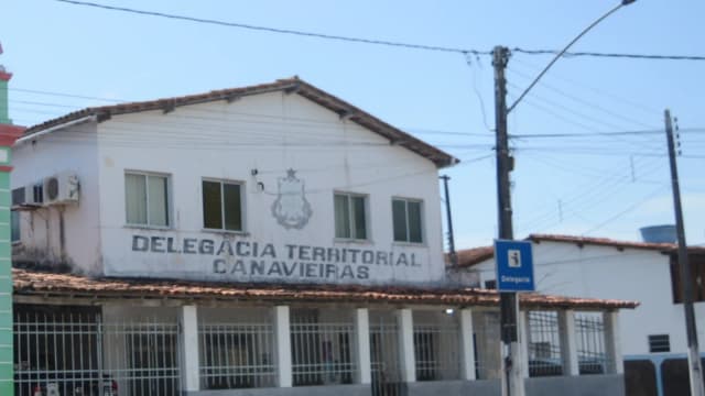 Fachada de delegacia territorial da Polícia Civil da Bahia