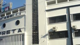 Fachada do Estádio Moisés Lucarelli, da Ponte Preta, em Campinas