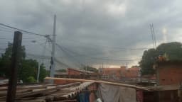 Célula de tempestade severa sobre área urbana em Piracicaba (SP), foto de arquivo ilustrativa