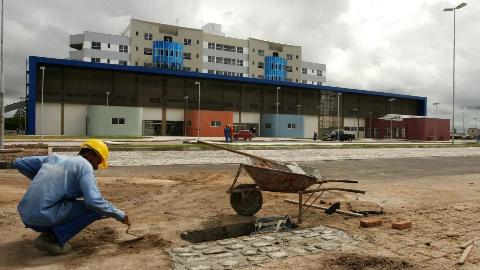 Fachada de hospital infantil no Brasil (foto de contexto)