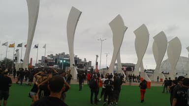 Público na entrada do Rock in Rio, na Cidade do Rock (foto de arquivo de edição anterior)