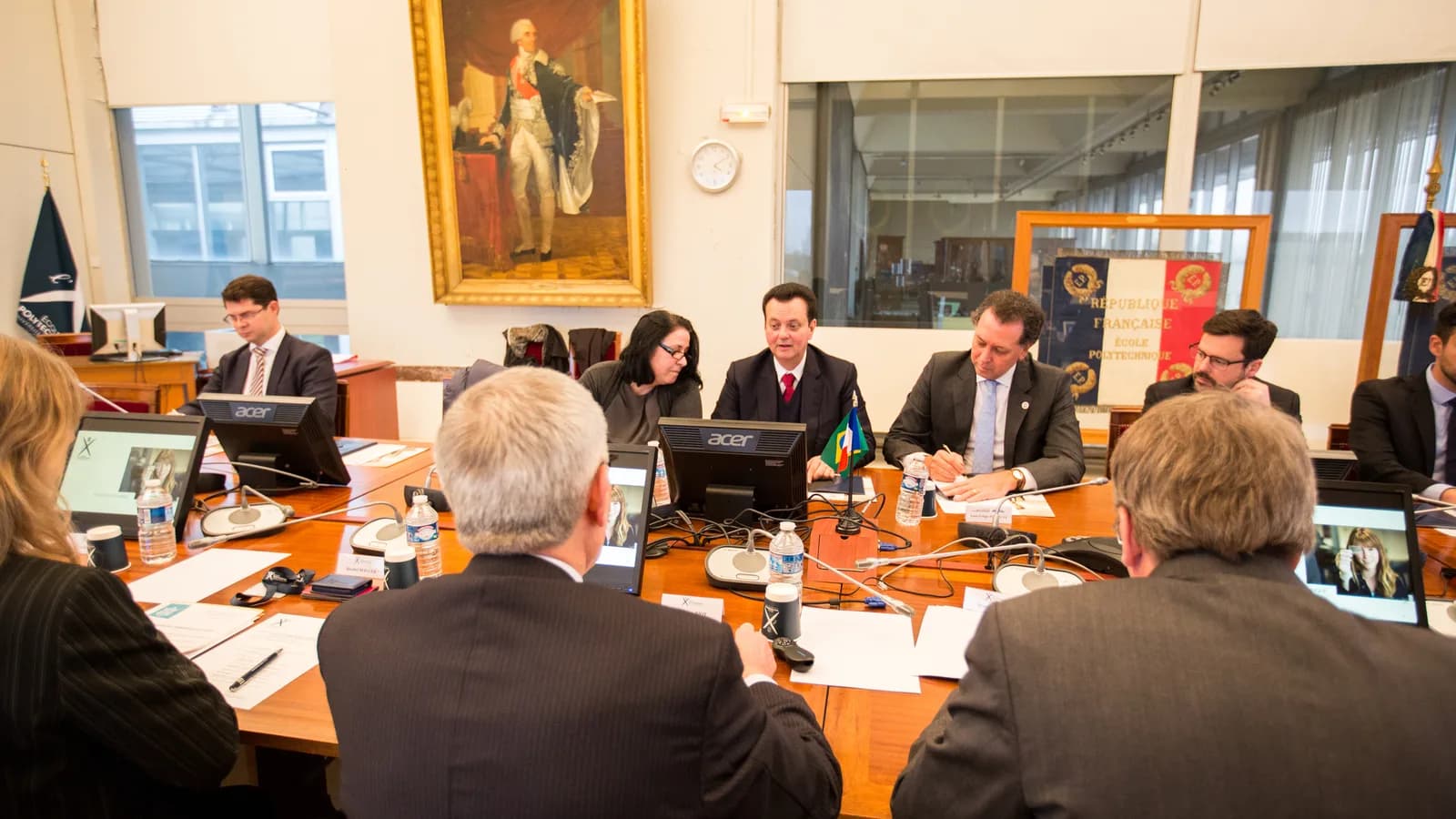 Gilberto Kassab, presidente do PSD, em reunião