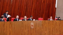 Sessão do plenário do Tribunal Superior Eleitoral (TSE), em Brasília, foto de arquivo