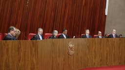 Sessão plenária do Tribunal Superior Eleitoral, em Brasília