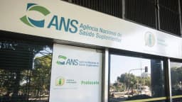 Fachada da Agência Nacional de Saúde Suplementar no Rio de Janeiro