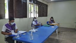 Sala de apuração de votos em eleição no Amapá