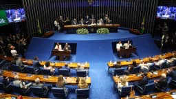 Sessão no plenário do Congresso Nacional, em Brasília