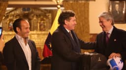 Alejandro Domínguez, presidente da Conmebol, em reunião oficial de arquivo