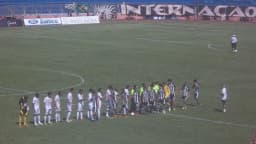 Jogadores da Inter de Limeira em campo durante partida de arquivo do time