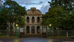 Fachada do Palácio da Liberdade, sede do governo de Minas Gerais, em Belo Horizonte