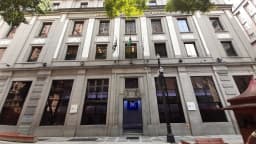 Fachada histórica do prédio da B3, antiga Bolsa de Mercadorias e Futuros, em São Paulo