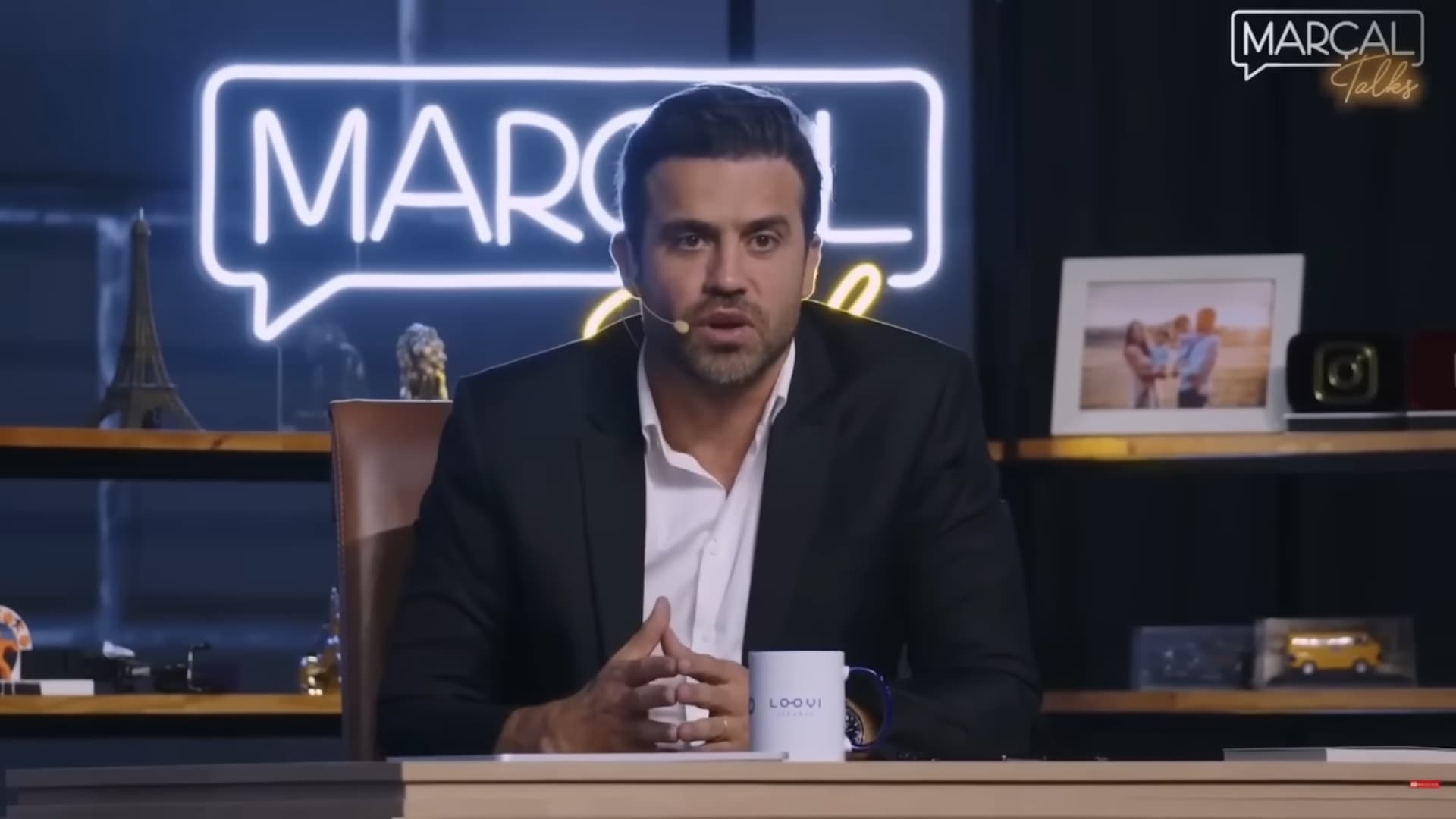 Pablo Marçal durante gravação de entrevista em seu canal no YouTube, foto de arquivo
