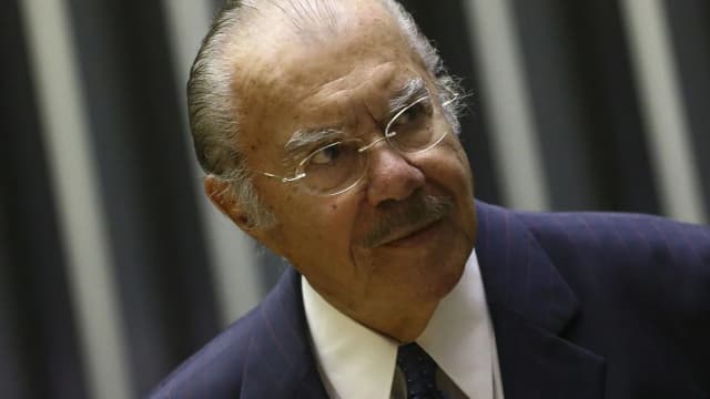 O ex-presidente José Sarney em evento recente