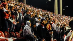 Torcida do São Paulo nas arquibancadas do MorumBis