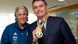 Jorge Jesus, técnico português, sorri em foto de arquivo de 2020