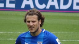 Diego Forlán em foto de arquivo de 2018, quando ainda atuava como jogador