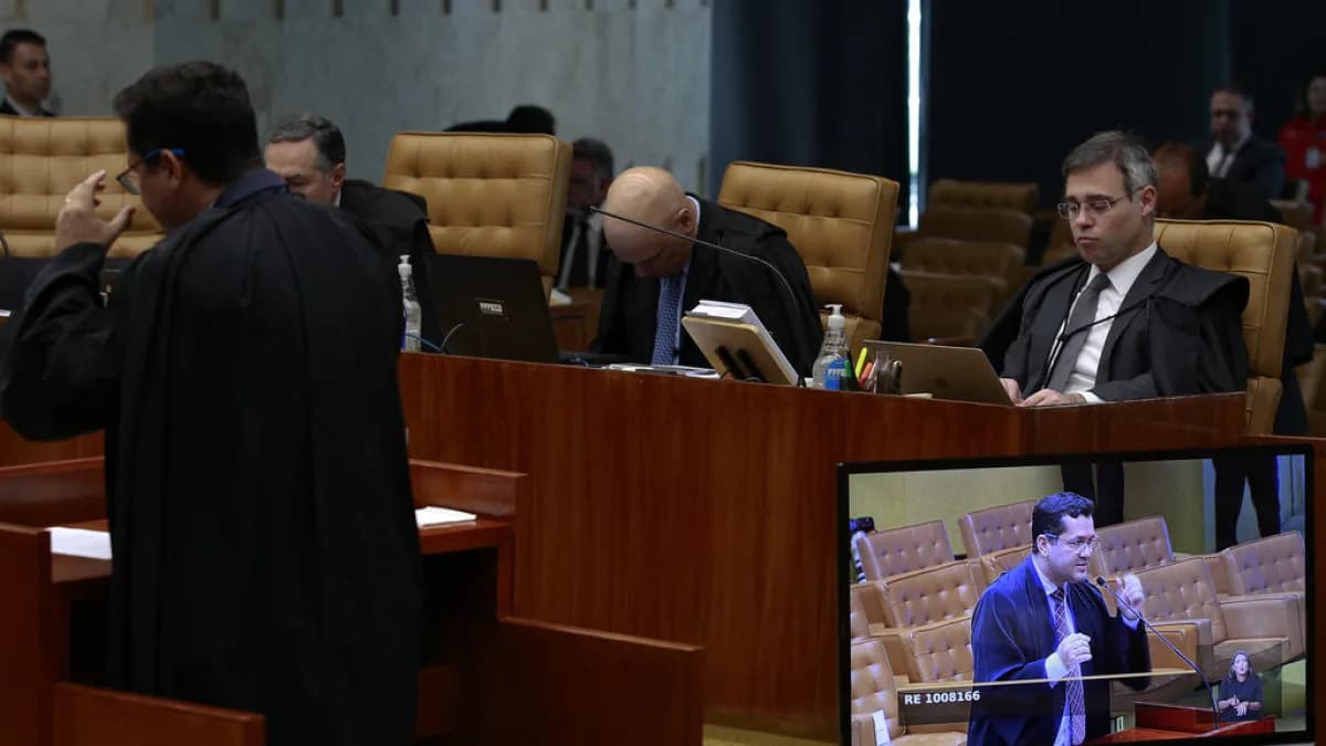 Sessão no plenário do Supremo Tribunal Federal, em Brasília