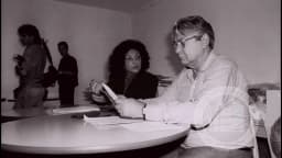Telma de Souza ao lado do então governador Mário Covas, em foto de 1994