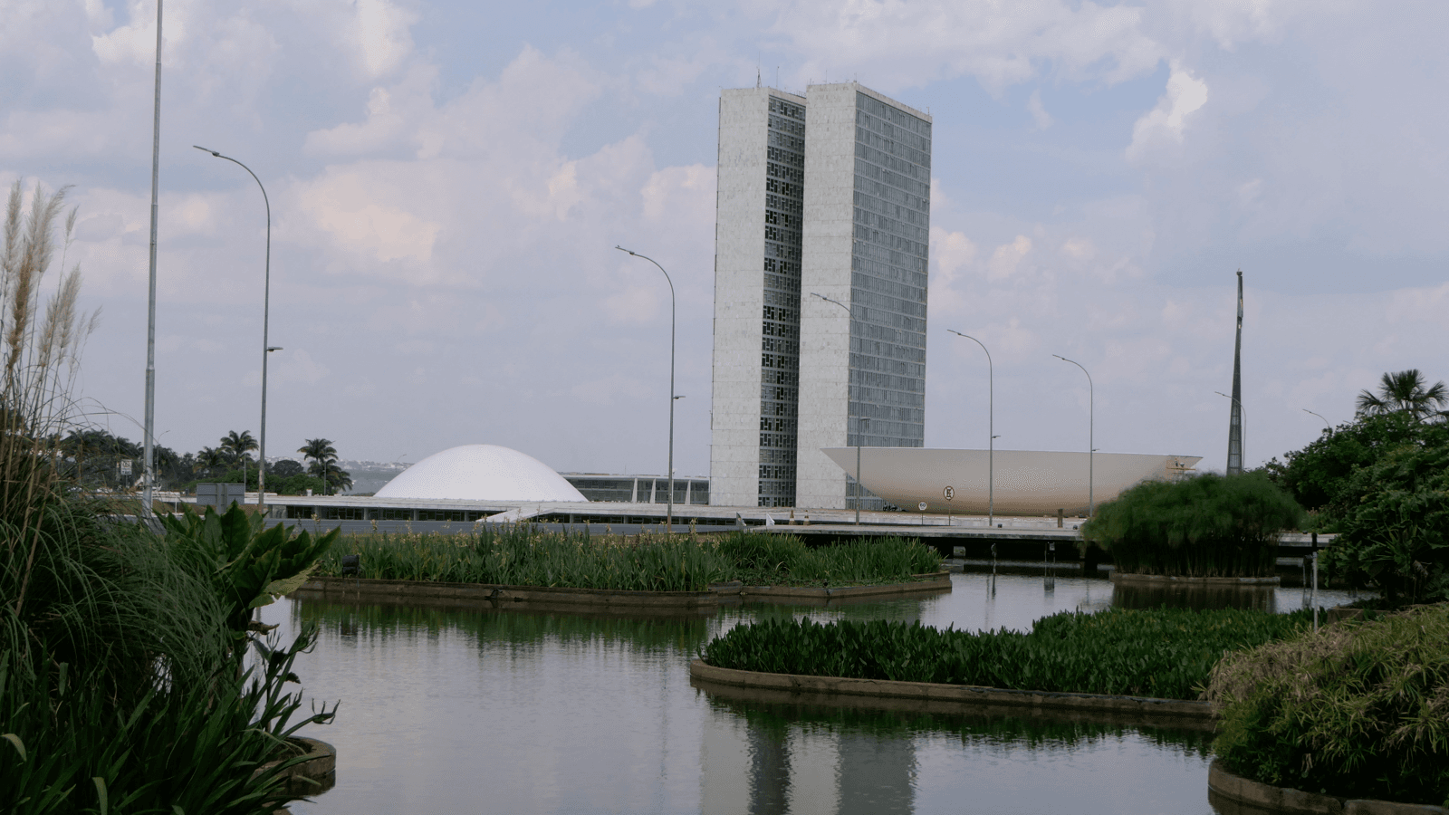 Fachada do Congresso Nacional, em Brasília, sede do Poder Legislativo brasileiro