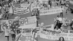 Marcha histórica do movimento homossexual em São Paulo