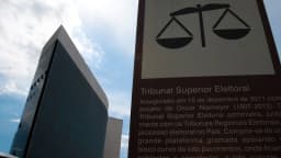 Fachada do prédio do Tribunal Superior Eleitoral em Brasília