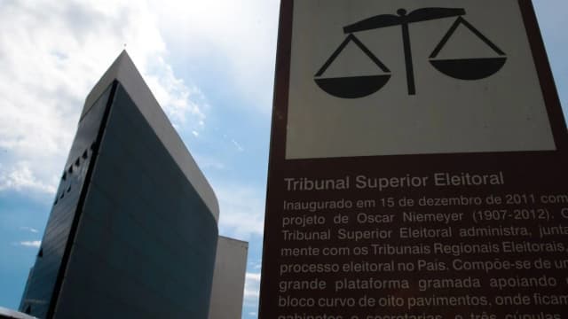 Fachada do prédio do Tribunal Superior Eleitoral em Brasília