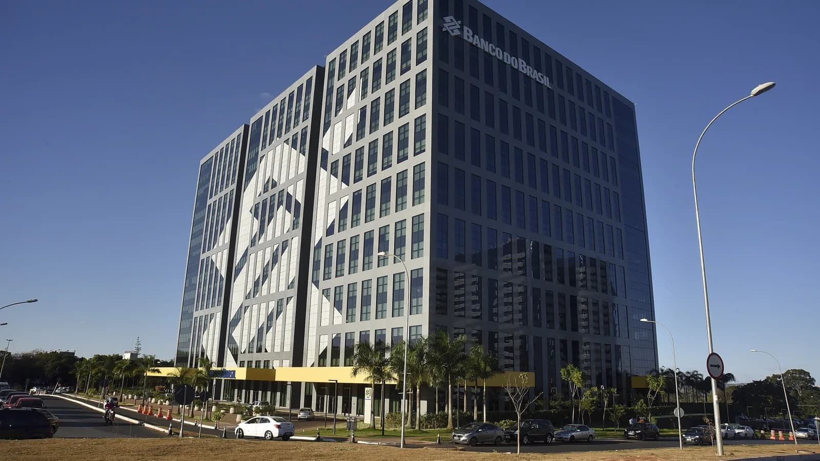 Fachada do edifício-sede do Banco do Brasil, em Brasília