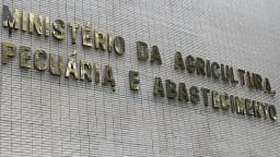 Fachada do prédio do Ministério da Agricultura, Pecuária e Abastecimento, em Brasília