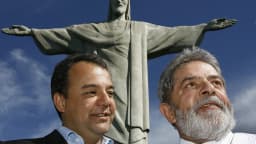 Lula aparece em foto de arquivo durante visita ao Cristo Redentor, no Rio de Janeiro