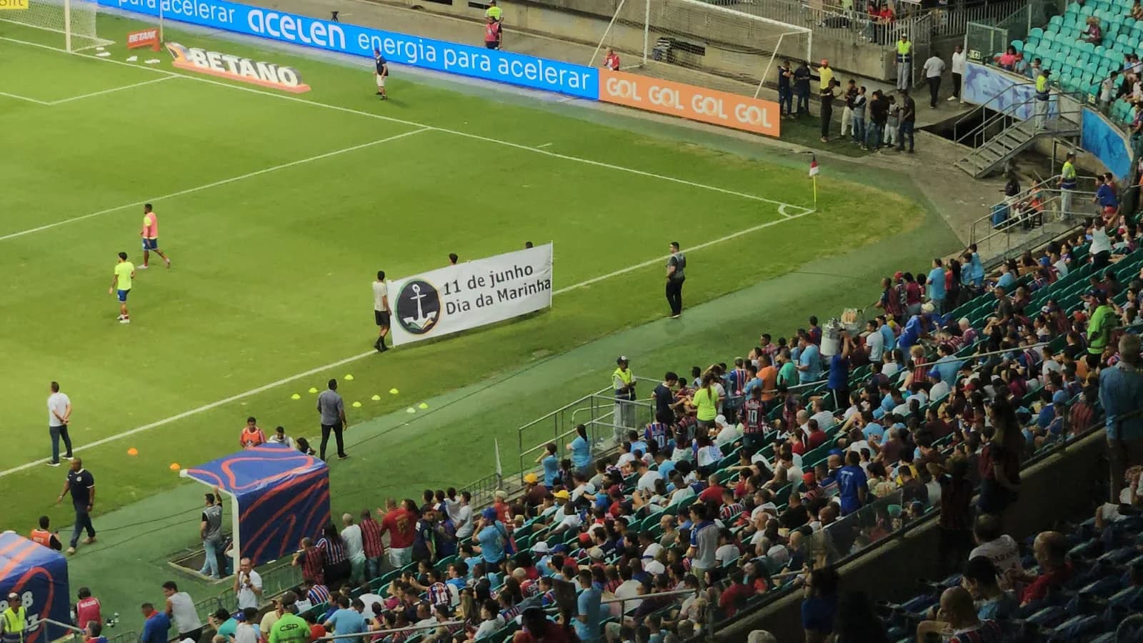 Torcida lota a Arena Fonte Nova em jogo do Bahia (foto de arquivo do estádio)