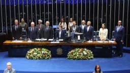 Sessão no plenário da Câmara dos Deputados, em Brasília