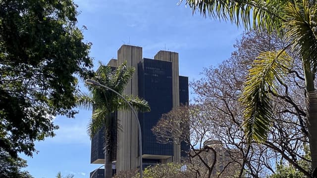 Fachada do edifício-sede do Banco Central do Brasil, em Brasília